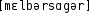 Grafik mit phonetischer Transkription des Belegs