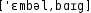 Grafik mit phonetischer Transkription des Belegs