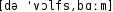 Grafik mit phonetischer Transkription des Belegs