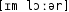 Grafik mit phonetischer Transkription des Belegs