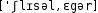 Grafik mit phonetischer Transkription des Belegs
