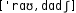Grafik mit phonetischer Transkription des Belegs