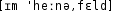 Grafik mit phonetischer Transkription des Belegs