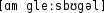 Grafik mit phonetischer Transkription des Belegs