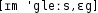 Grafik mit phonetischer Transkription des Belegs