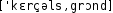 Grafik mit phonetischer Transkription des Belegs