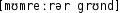 Grafik mit phonetischer Transkription des Belegs