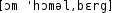 Grafik mit phonetischer Transkription des Belegs