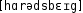 Grafik mit phonetischer Transkription des Belegs