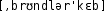 Grafik mit phonetischer Transkription des Belegs