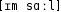Grafik mit phonetischer Transkription des Belegs
