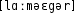 Grafik mit phonetischer Transkription des Belegs