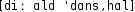 Grafik mit phonetischer Transkription des Belegs