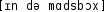 Grafik mit phonetischer Transkription des Belegs