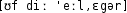 Grafik mit phonetischer Transkription des Belegs