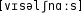 Grafik mit phonetischer Transkription des Belegs