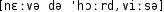 Grafik mit phonetischer Transkription des Belegs