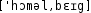 Grafik mit phonetischer Transkription des Belegs