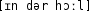Grafik mit phonetischer Transkription des Belegs