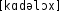 Grafik mit phonetischer Transkription des Belegs
