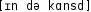 Grafik mit phonetischer Transkription des Belegs