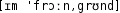 Grafik mit phonetischer Transkription des Belegs