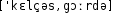 Grafik mit phonetischer Transkription des Belegs