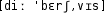 Grafik mit phonetischer Transkription des Belegs