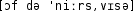 Grafik mit phonetischer Transkription des Belegs