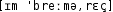 Grafik mit phonetischer Transkription des Belegs