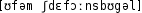 Grafik mit phonetischer Transkription des Belegs