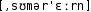 Grafik mit phonetischer Transkription des Belegs
