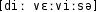 Grafik mit phonetischer Transkription des Belegs