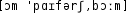 Grafik mit phonetischer Transkription des Belegs