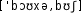 Grafik mit phonetischer Transkription des Belegs