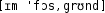 Grafik mit phonetischer Transkription des Belegs