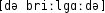 Grafik mit phonetischer Transkription des Belegs