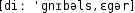 Grafik mit phonetischer Transkription des Belegs