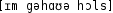Grafik mit phonetischer Transkription des Belegs