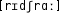 Grafik mit phonetischer Transkription des Belegs