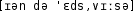 Grafik mit phonetischer Transkription des Belegs