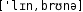 Grafik mit phonetischer Transkription des Belegs
