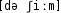 Grafik mit phonetischer Transkription des Belegs