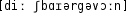 Grafik mit phonetischer Transkription des Belegs