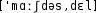 Grafik mit phonetischer Transkription des Belegs