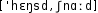 Grafik mit phonetischer Transkription des Belegs