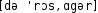 Grafik mit phonetischer Transkription des Belegs
