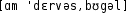 Grafik mit phonetischer Transkription des Belegs