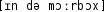 Grafik mit phonetischer Transkription des Belegs