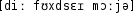 Grafik mit phonetischer Transkription des Belegs